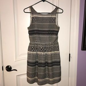 Black and White Midi Dress (S)